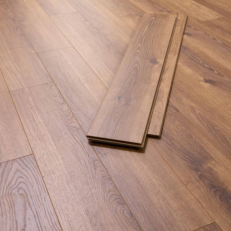 Embrace Pro  Laminate Flooring 14mm Smoked Oak AC5 Built-in Underlay - image 10