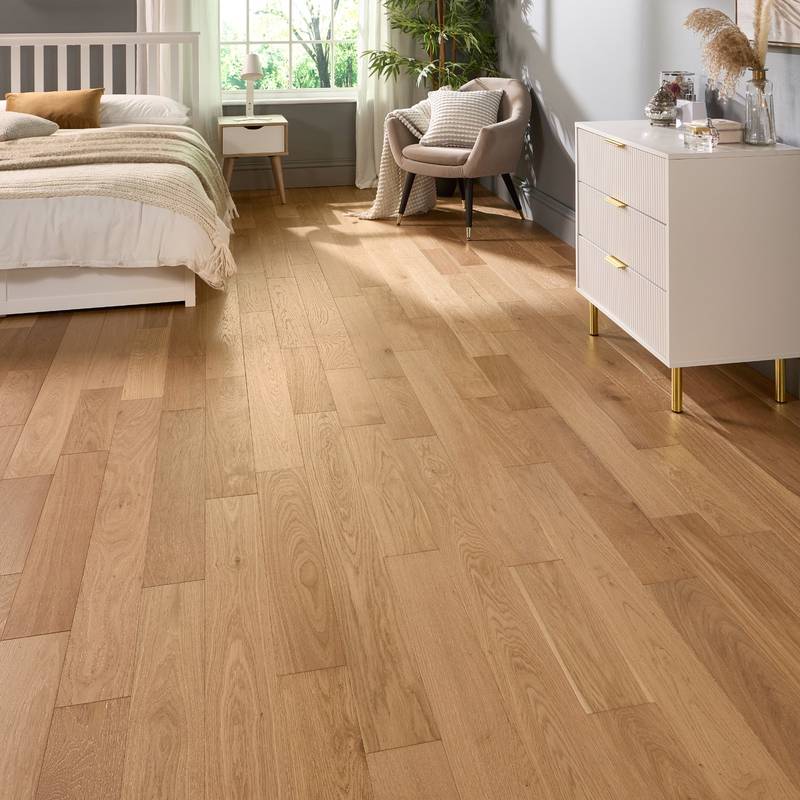 Abbey Riverstone Engineered Wood Flooring 10mm x 125mm Natural Brushed Lacquer Flooring - image 5