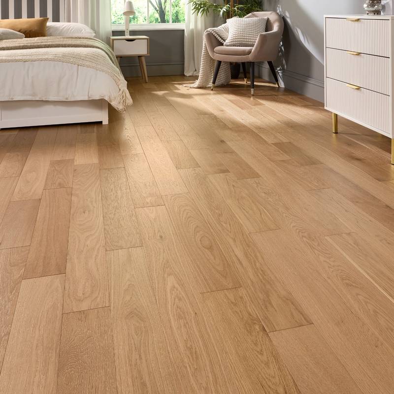 Abbey Riverstone Engineered Wood Flooring 10mm x 125mm Natural Brushed Lacquer Flooring - image 8