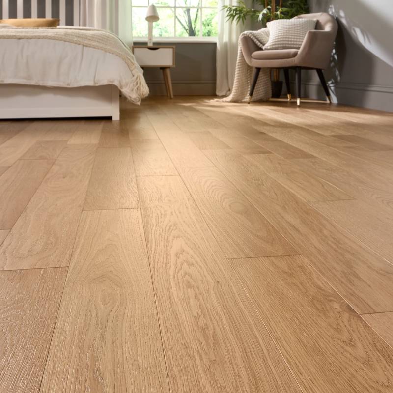 Abbey Riverstone Engineered Wood Flooring 10mm x 125mm Natural Brushed Lacquer Flooring - image 2