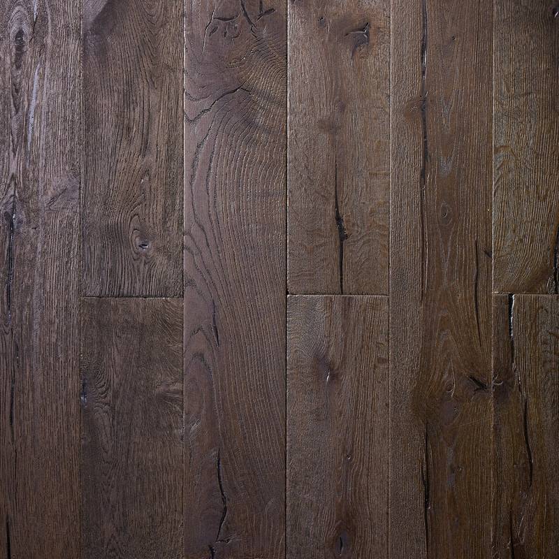 Loire Engineered Wood Flooring 15mm x 190mm Dark Distressed Wax Oiled - image 11