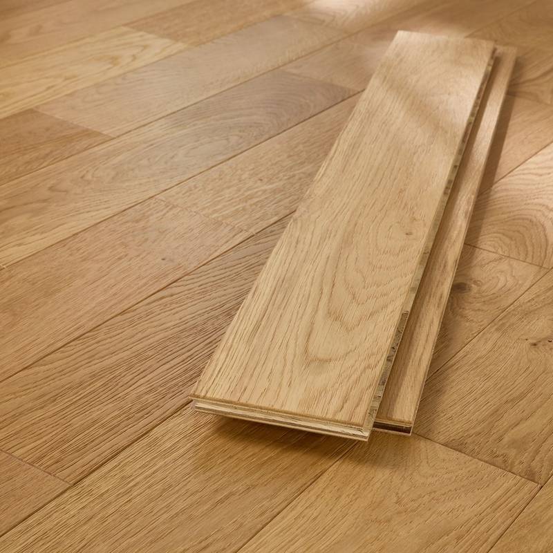 Abbey Sawtry Engineered Wood Flooring 14mm x 125mm Oak Brushed Matt Lacquer  - image 4