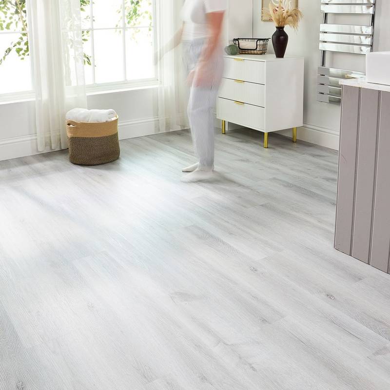 Aqua Plank Mercury Grey Click Vinyl Flooring - image 5
