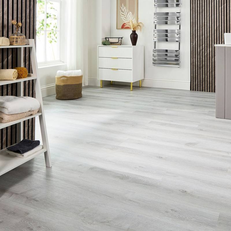 Aqua Plank Mercury Grey Click Vinyl Flooring - image 4