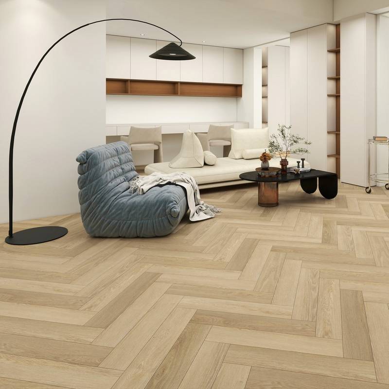 Aqua Plank Pure Oak Herringbone Click Vinyl - image 11