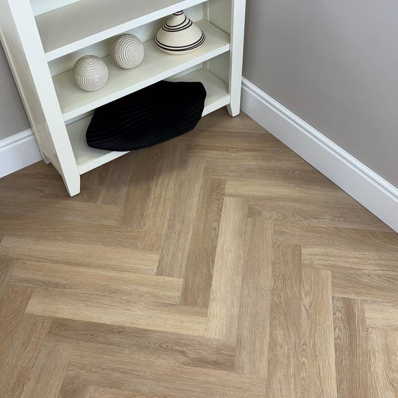 Chic Parquet LVT Flooring Dry Back Oak Haze 8001 - image 1