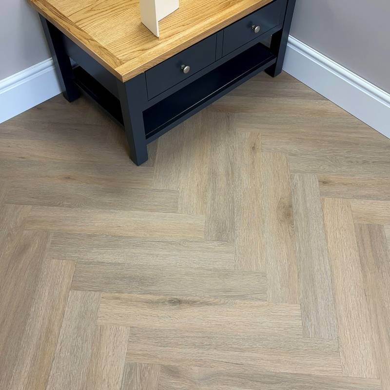 Chic Parquet LVT Flooring Dry Back Oak Limed 8005 - image 2