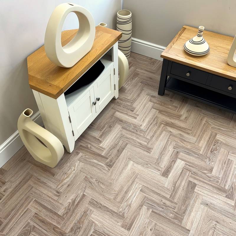 Chic Parquet Mini LVT Flooring Dry Back Blackjack Oak 229 - image 2