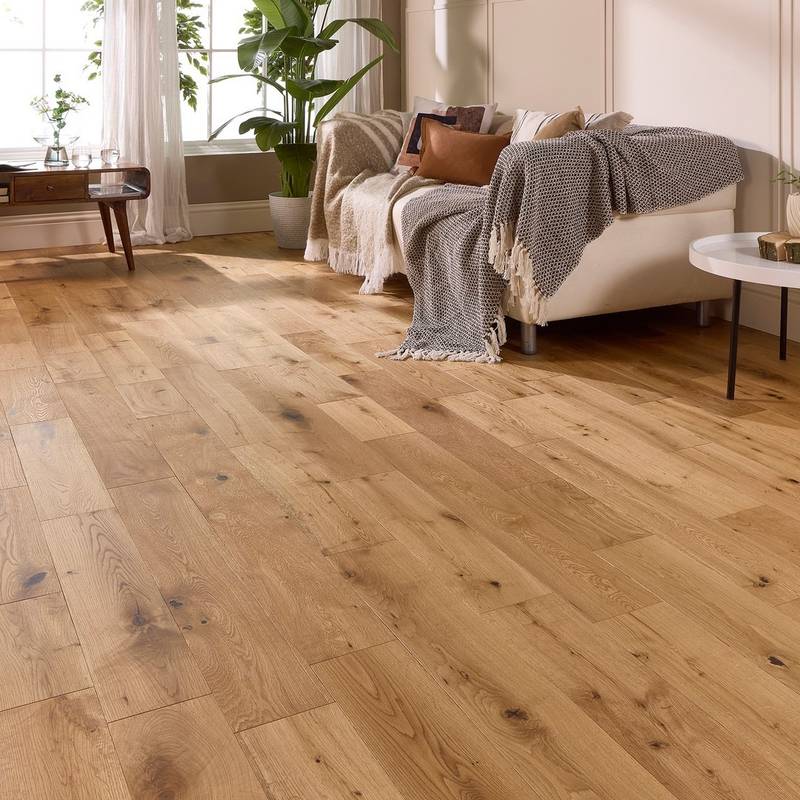 Cumaru 18mm Solid Wood Flooring Brushed Oiled Oak 150mm Wide - image 2