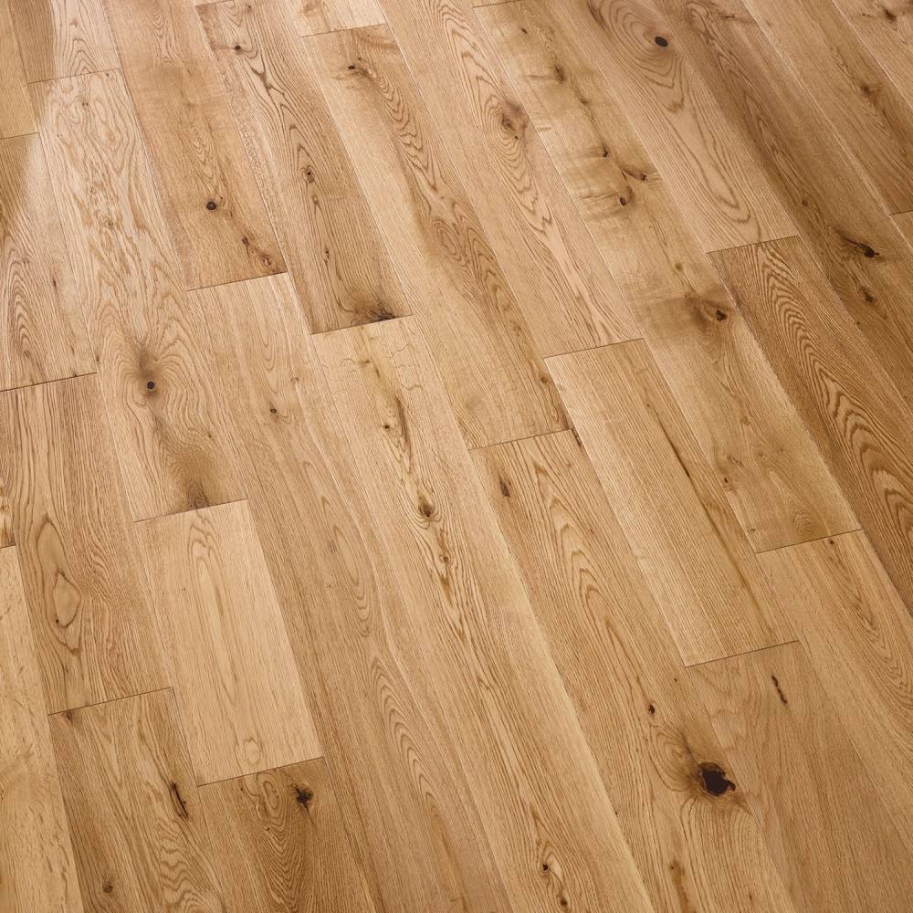 Hawthorn 18mm x 125mm Solid Wood Flooring Natural Matt Lacquer - Big