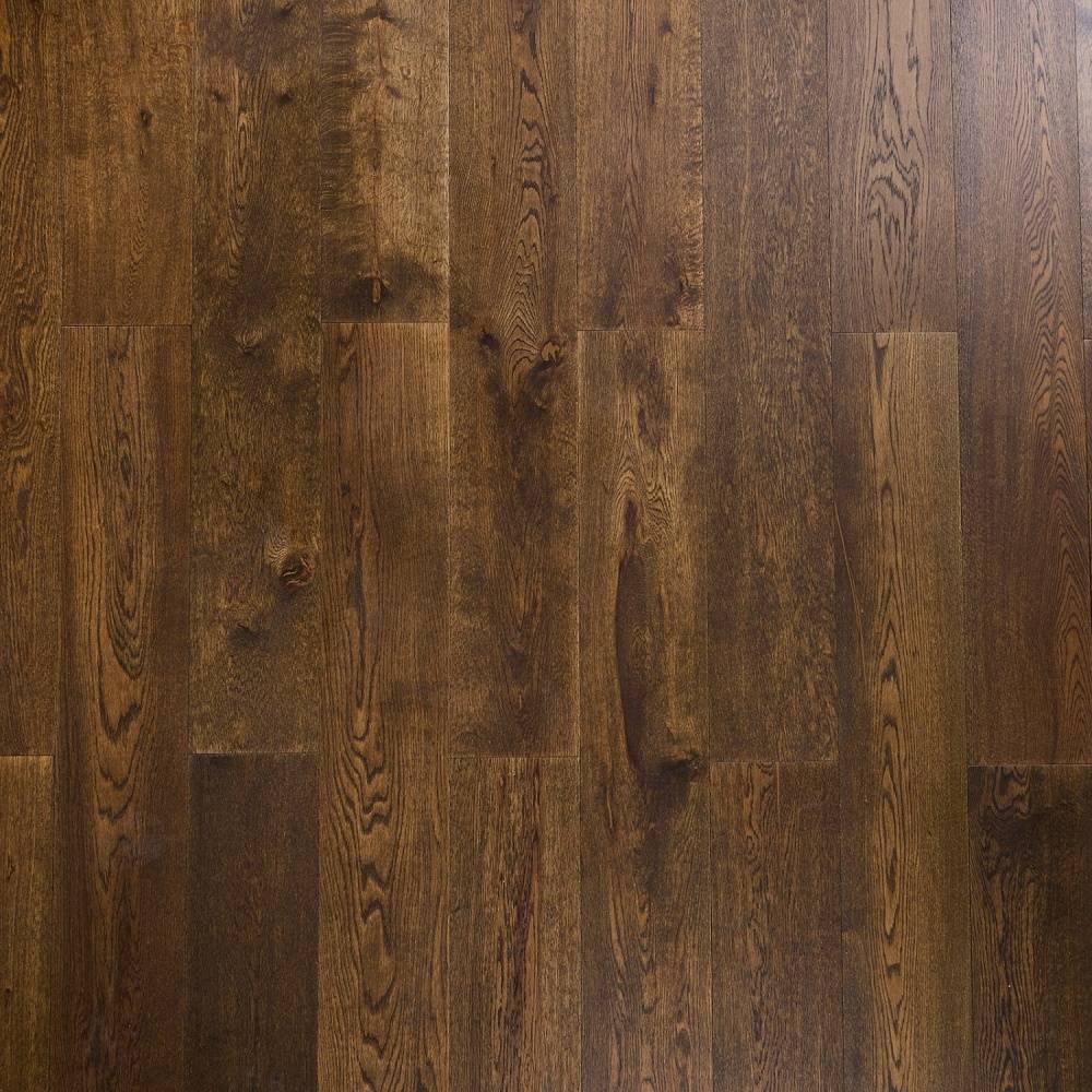 Manor Cathedral Click Engineered Wood Flooring 10mm x 185mm Smoked Oak Brushed Lacquer - Big