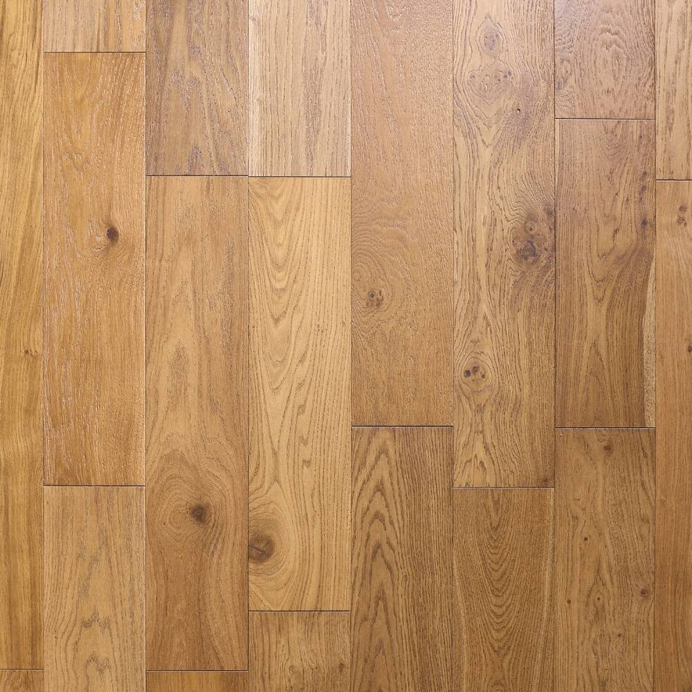 Abbey Burnham Engineered Wood Flooring Oak 14mm x 165mm Brushed Lacquered Double Smoked - Big