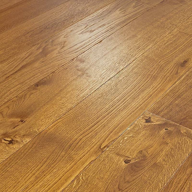 Abbey Denny Engineered Wood Flooring 14mm x 125mm Golden Oak Brushed Matt Lacquer  - Big