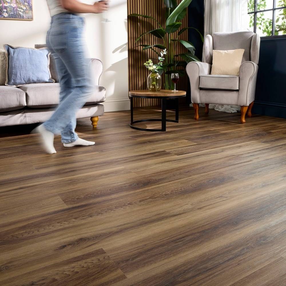 Aqua Plank Bisque Oak Click Vinyl Flooring