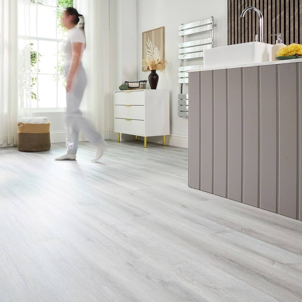 Aqua Plank Mercury Grey Click Vinyl Flooring