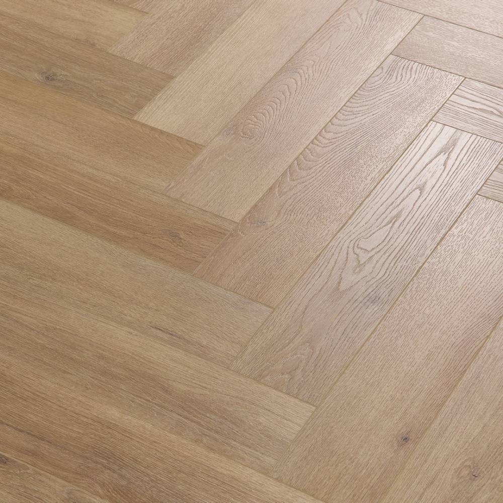 Aqua Plank Columbian Oak Herringbone Click Vinyl - Big