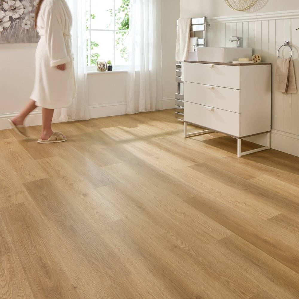 Aqua Plank Natural Oak Click Vinyl Flooring