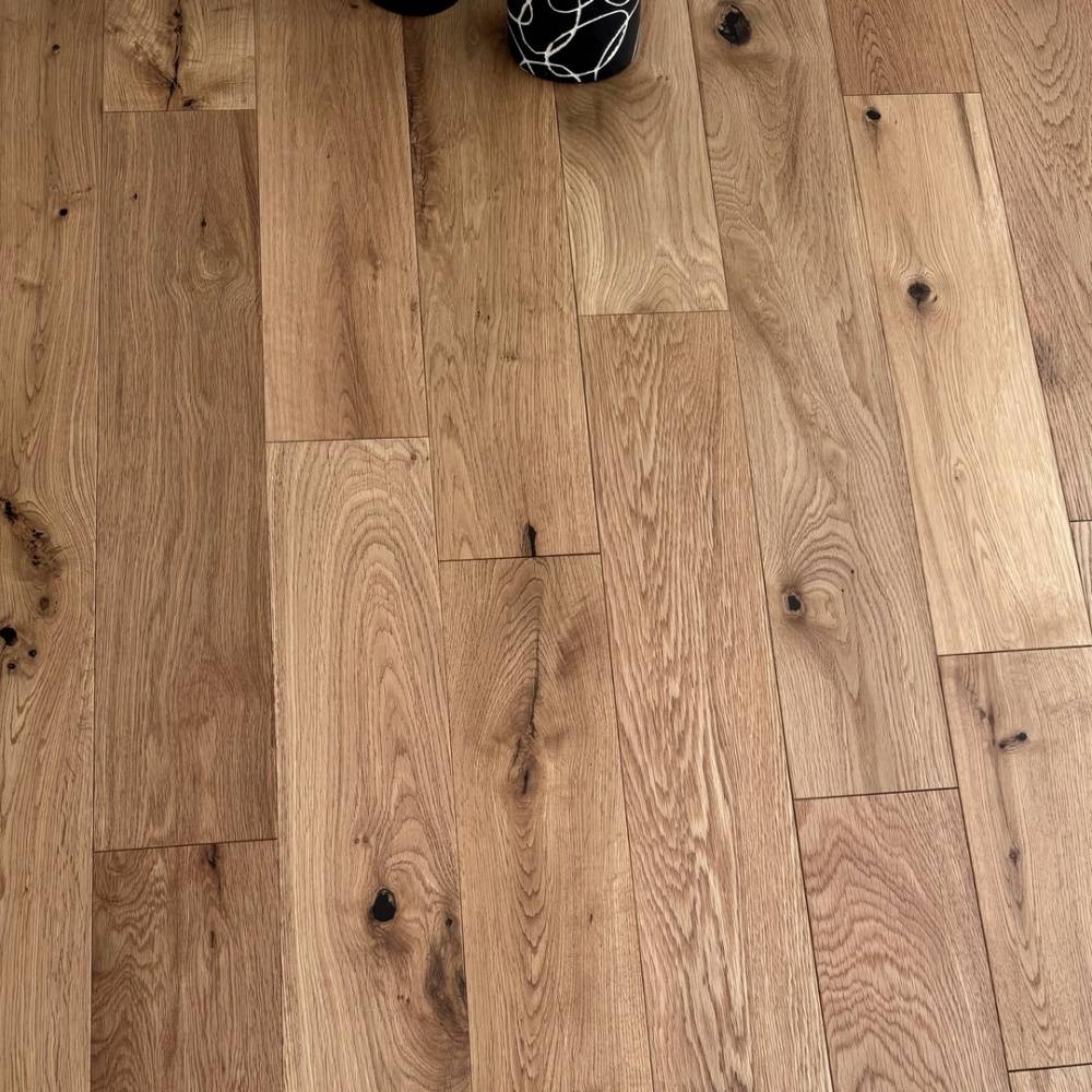 Byland 18mm x 120mm  Solid Wood Flooring Natural Brushed Uv Oiled - Big