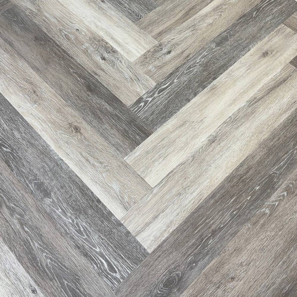 Chic Parquet LVT Dry Back Flooring Driftwood 8006 - Big