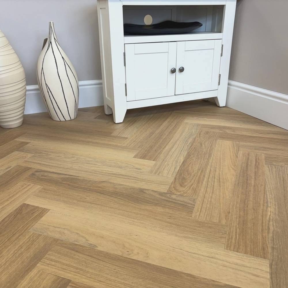 Chic Parquet LVT Flooring Dry Back Light Walnut 8003