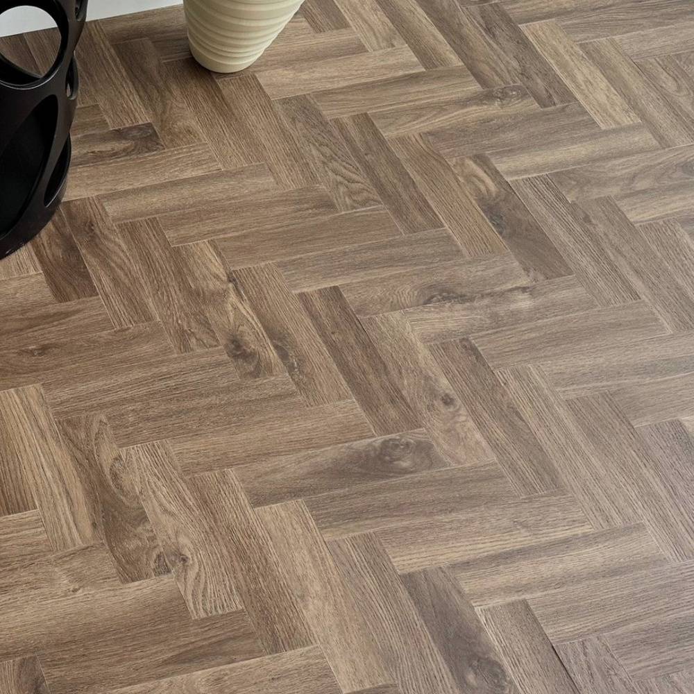 Chic Parquet Mini LVT Flooring Dry Back Sierra Oak 876