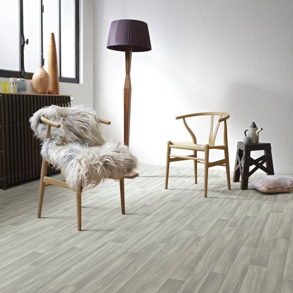 Ecostep Vinyl Flooring Grey Chic 977M 