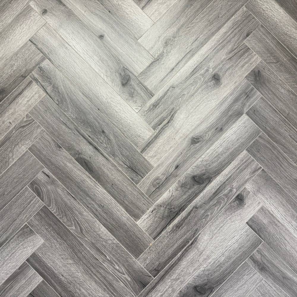 Embrace Herringbone Laminate Flooring Century Oak 12mm  - Big
