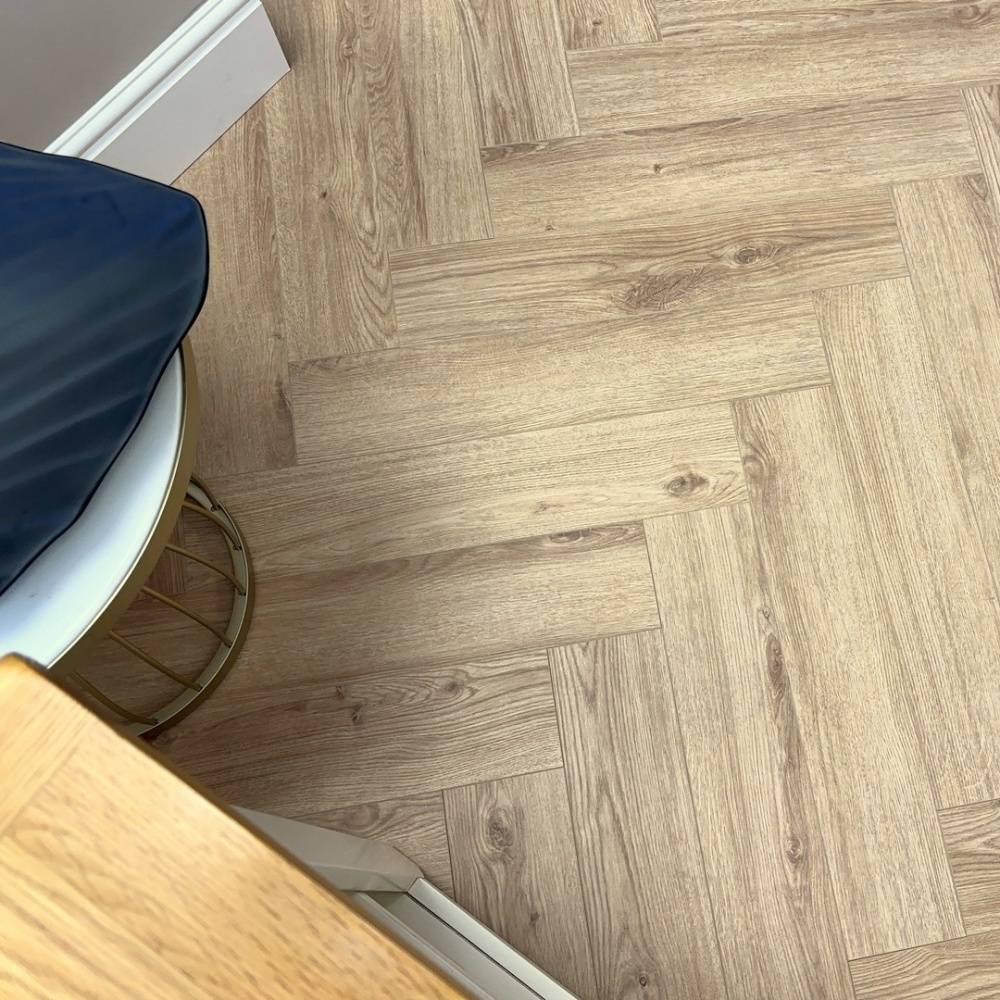 Embrace Herringbone Laminate Flooring Nature Oak 8mm 63276 