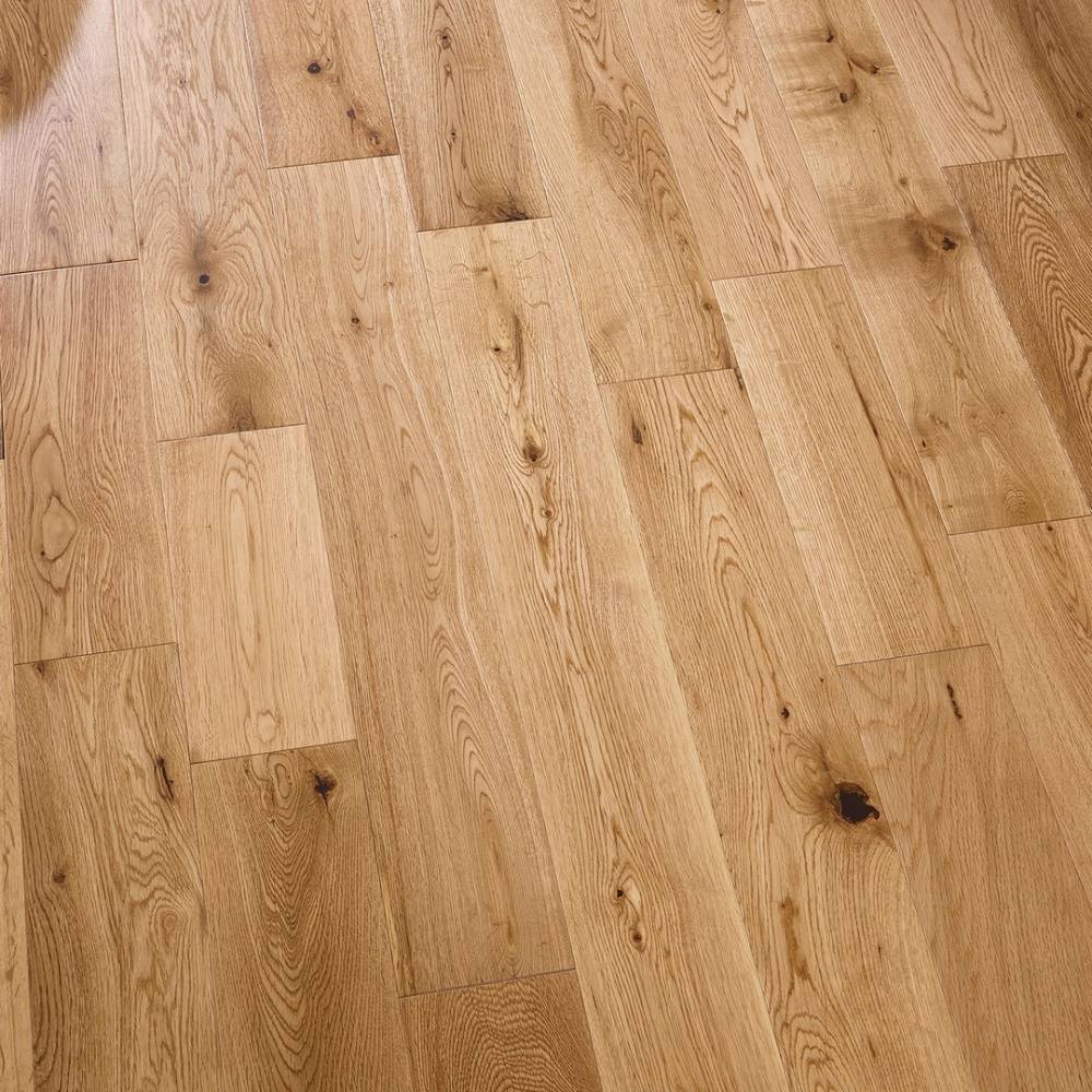 Hinton 18mm x 120mm Solid Wood Flooring Natural Matt Lacquer  - Big