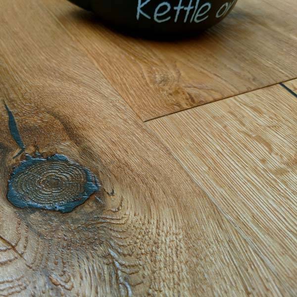 Loire Engineered Wood Flooring 15mm x 190mm Natural Distressed Heavy Brushed  - Big