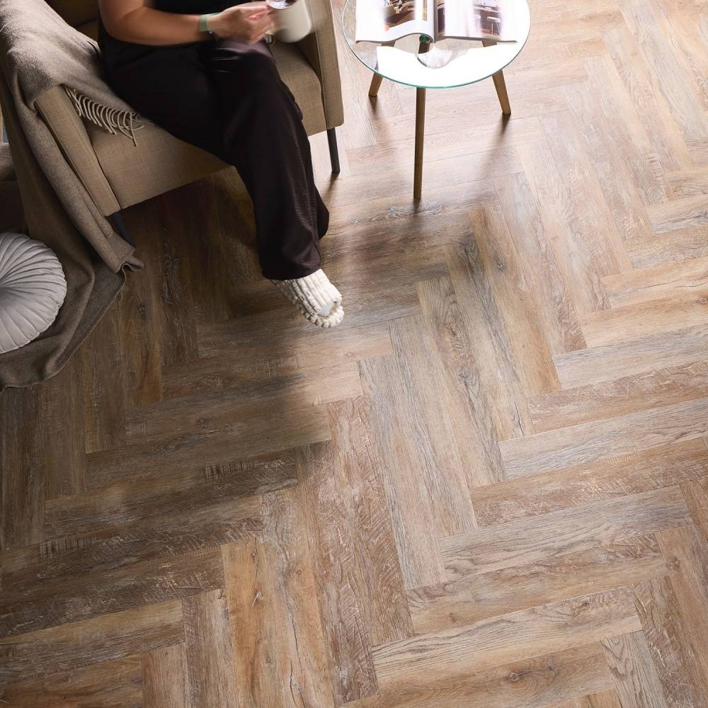 Chic Parquet Dry Back Lvt Herringbone Flooring Outland