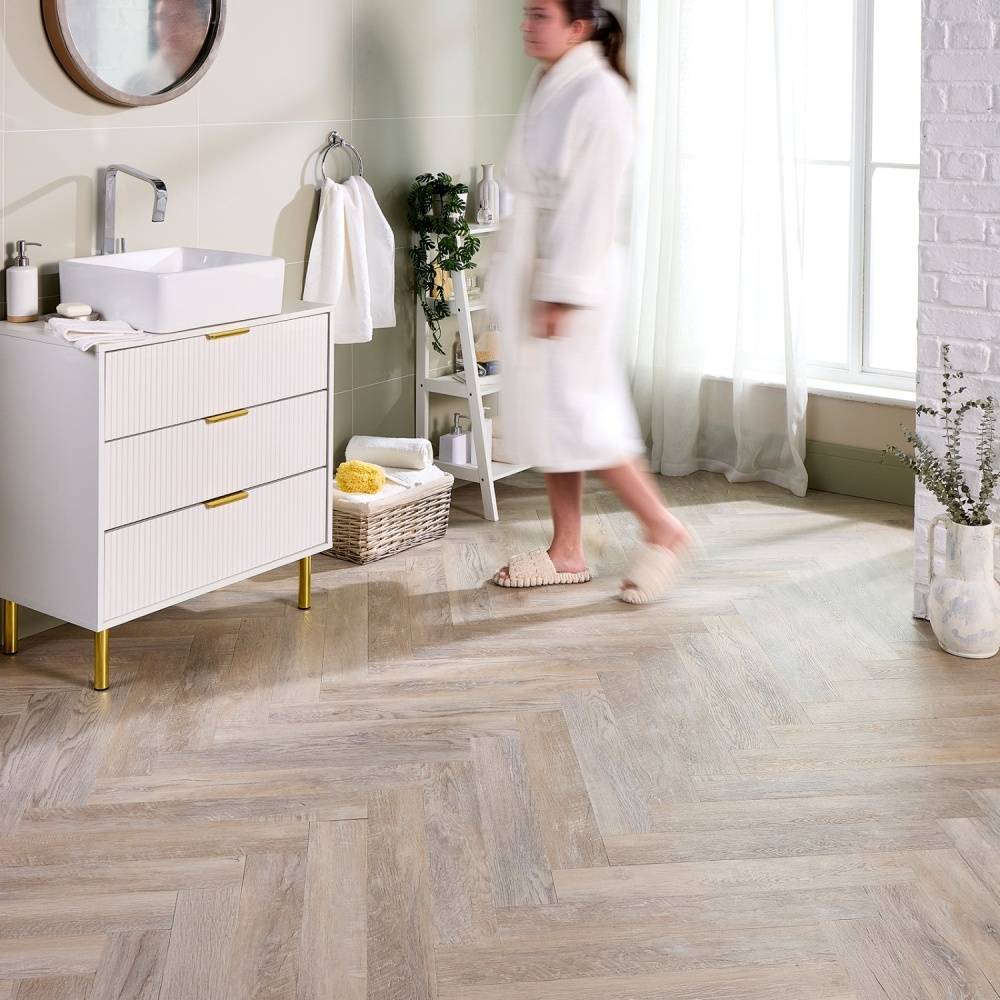 Chic Parquet Dry Back Lvt Herringbone Flooring Harbour