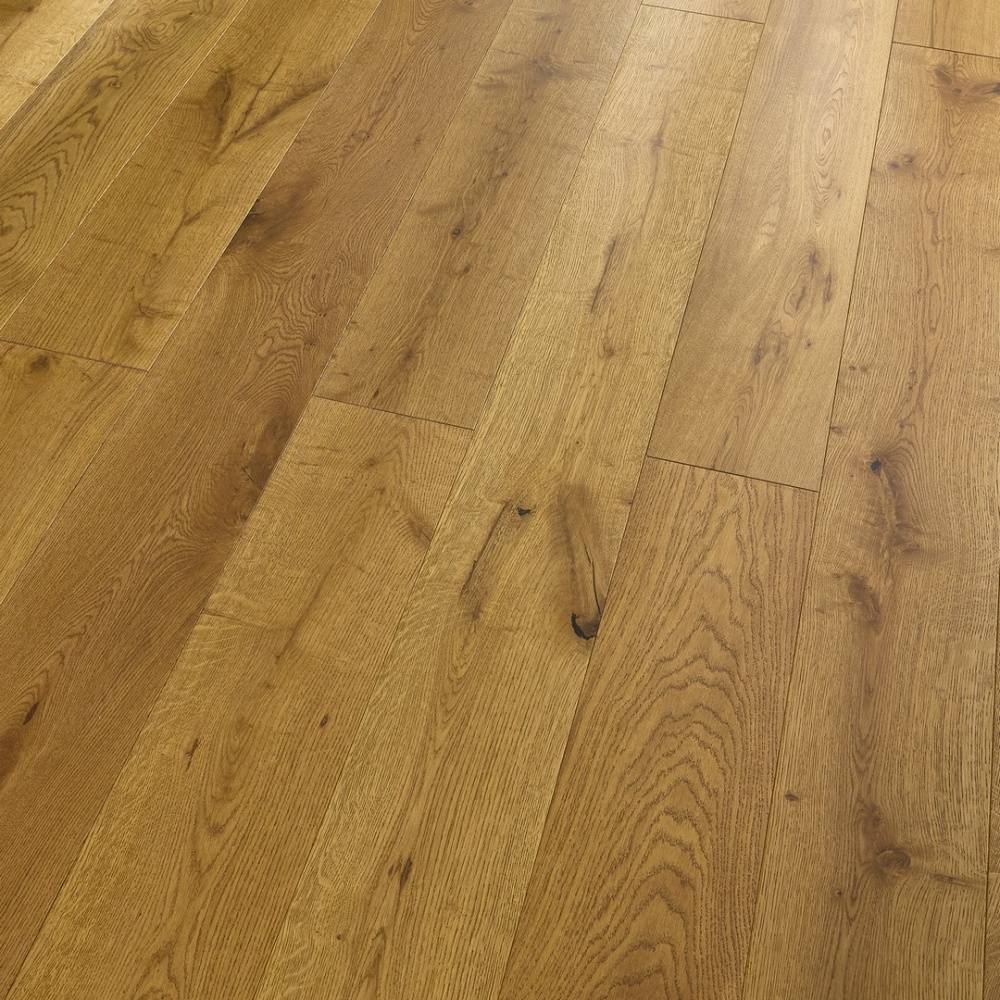 Manor Corsham Engineered Wood Flooring 18mm x 190mm Golden Brushed Oiled - Big