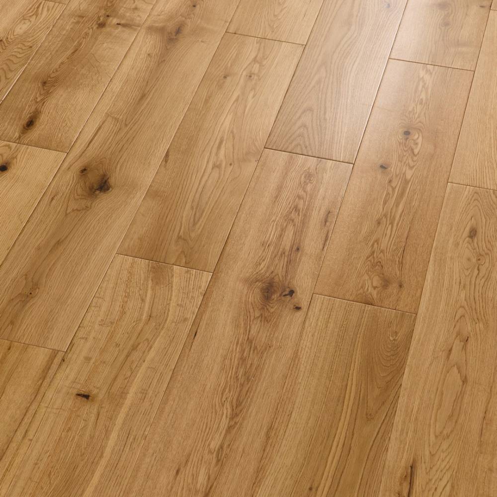Newminster 18mm Solid Wood Flooring 150mm Natural Oak Matt Lacquer  - Big