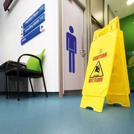 Polysafe Standard Cedar Blue Heavy Duty Safety Flooring