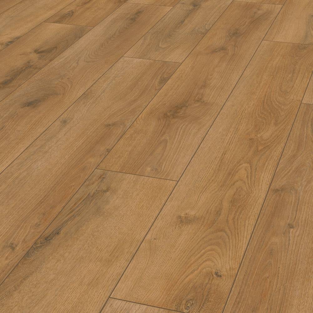 Prestige Laminate Flooring 8mm Dark Summer Oak V-Groove 3901 - Big