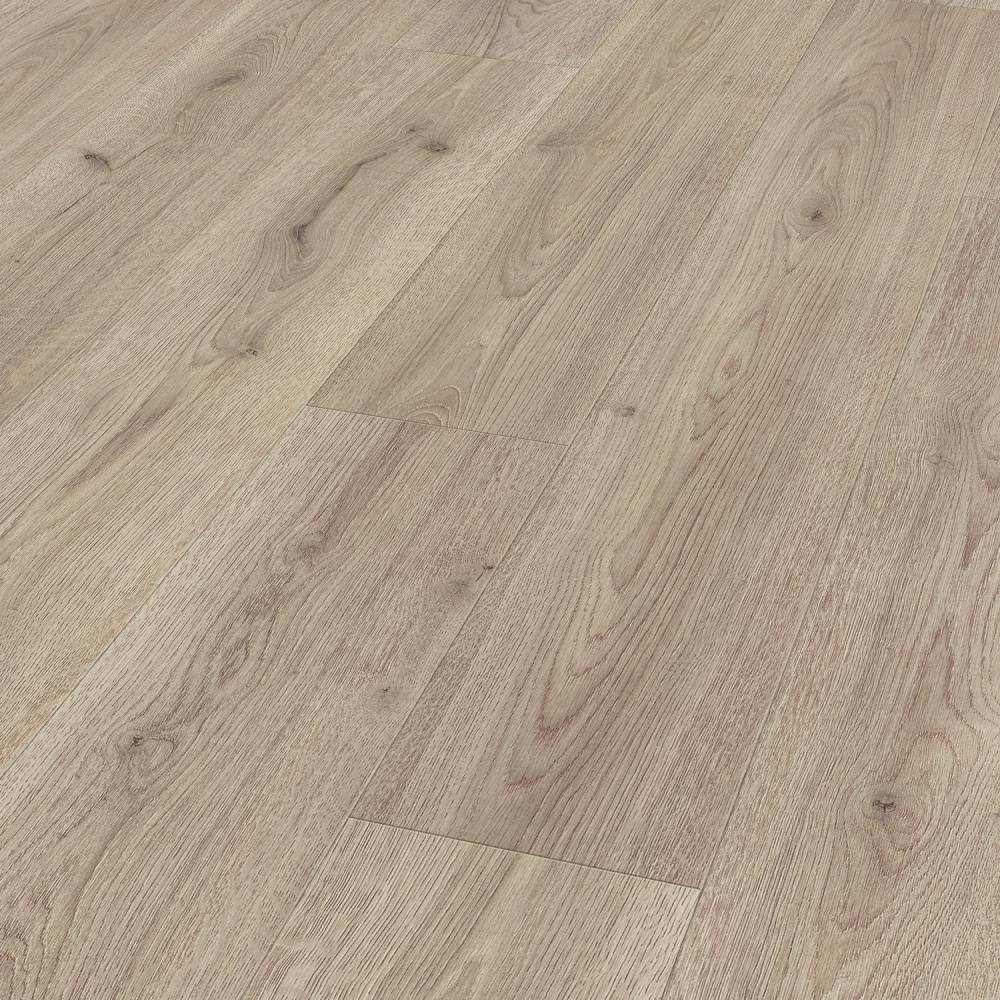 Prestige Laminate Flooring 8mm Grey Oak Light V-Groove 3126 - Big