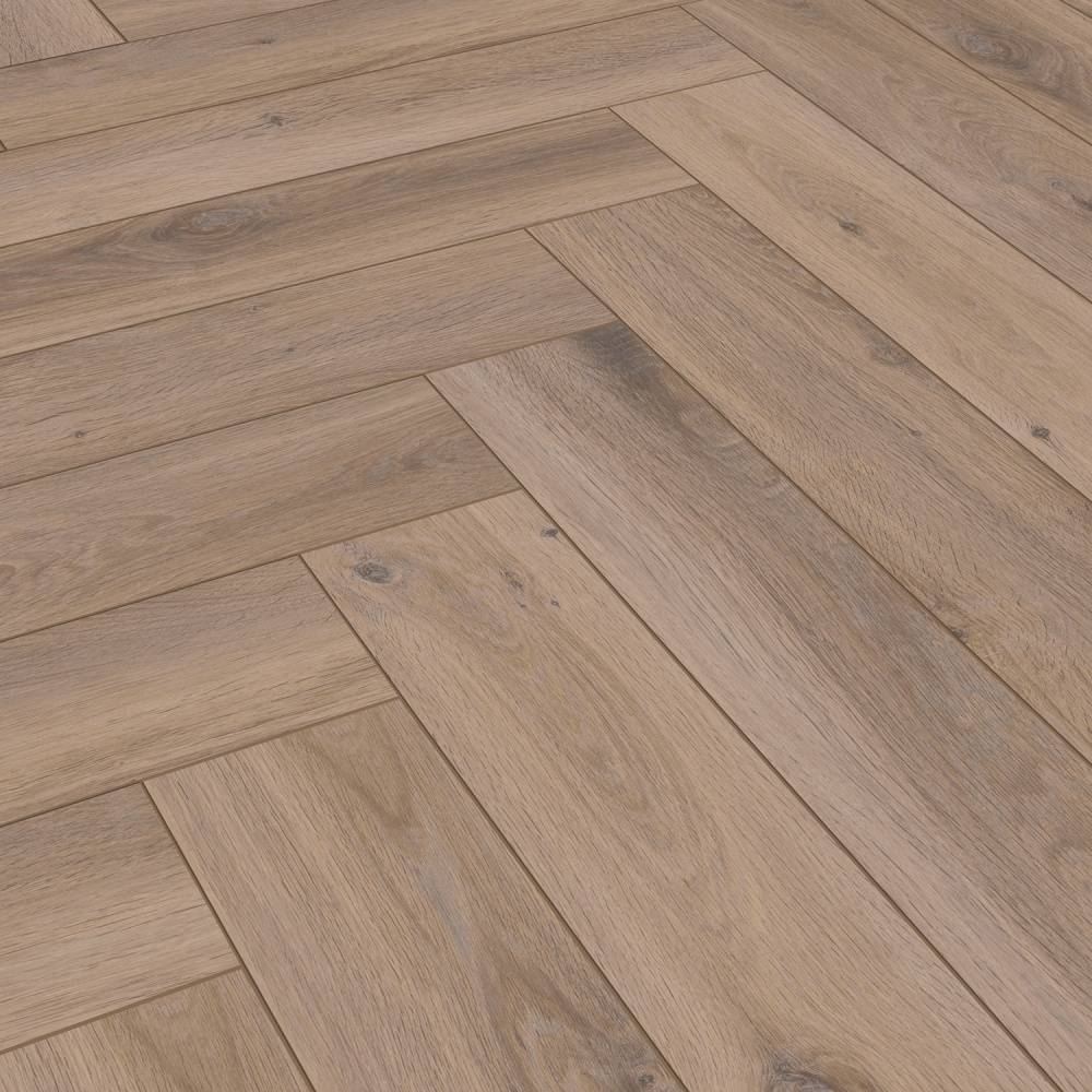 Prestige Herringbone Laminate Flooring Ambient Oak 8mm 3766 - Big
