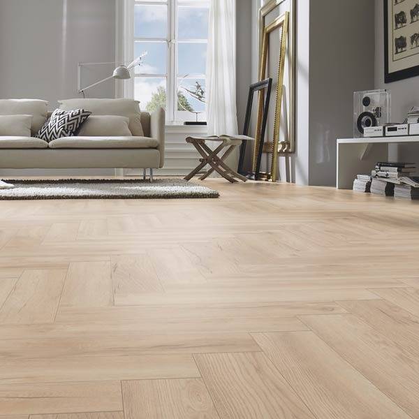 Prestige Herringbone Laminate flooring Faded Oak 8mm  3678