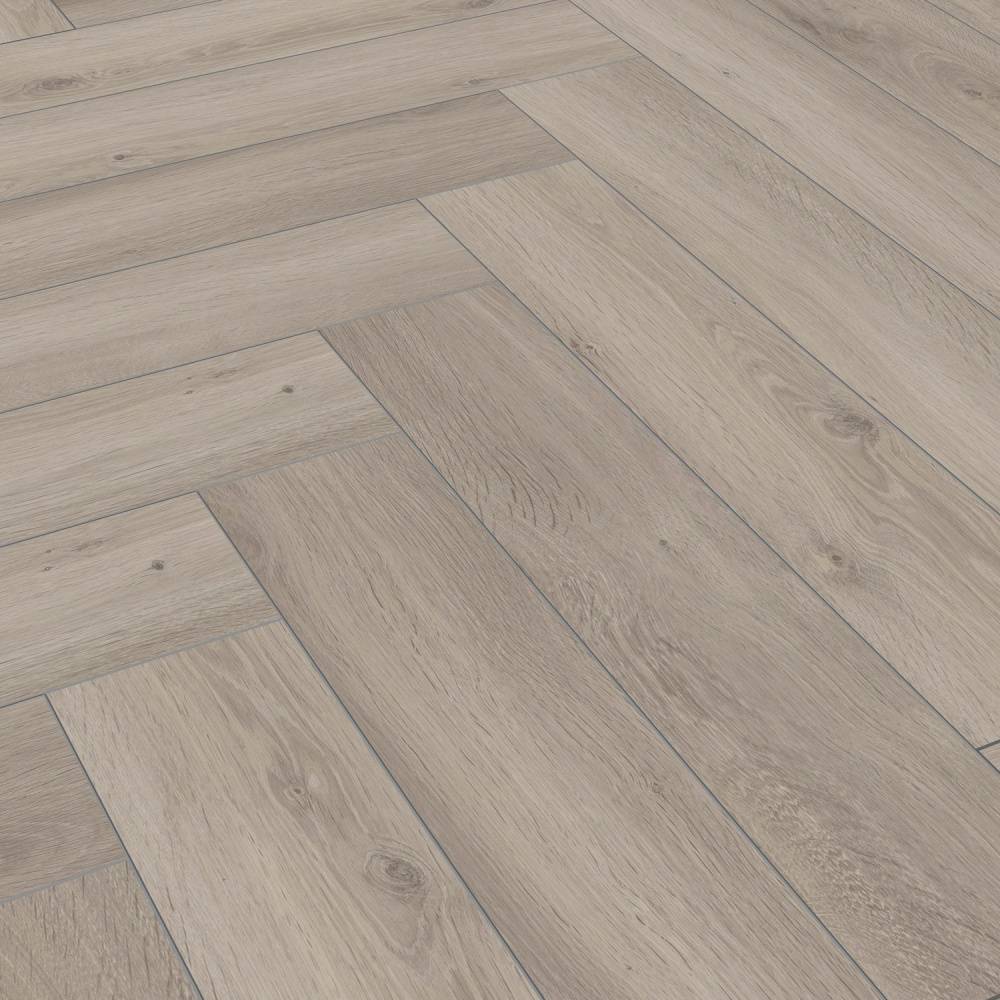 Prestige Herringbone Laminate Flooring Iris Oak 8mm  3773 - Big
