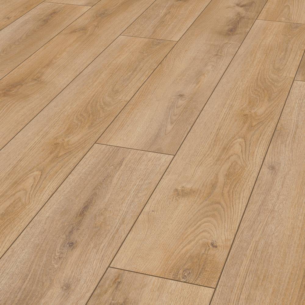 Prestige Natur Oak 7mm V-Groove Click Laminate Flooring 3903 - Big