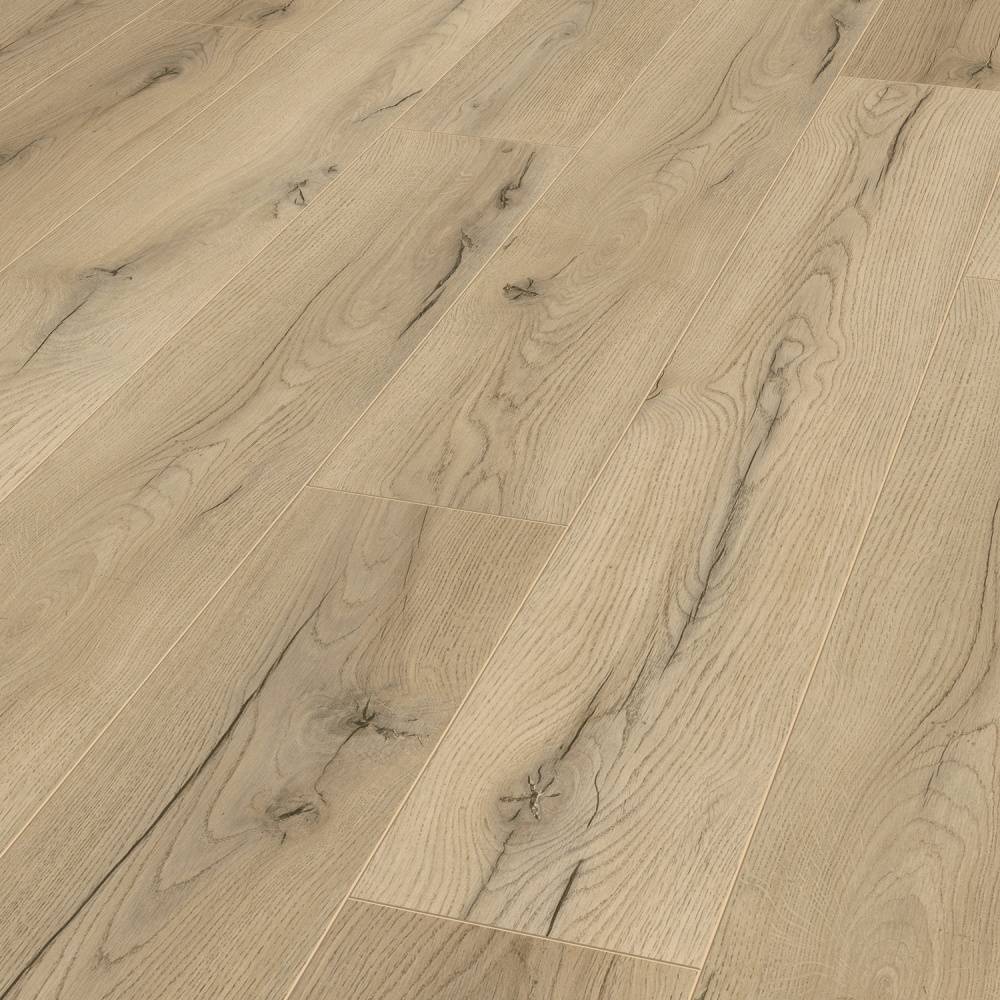 Prestige Pale Oak 7mm V-Groove Click Laminate Flooring 4176 - Big