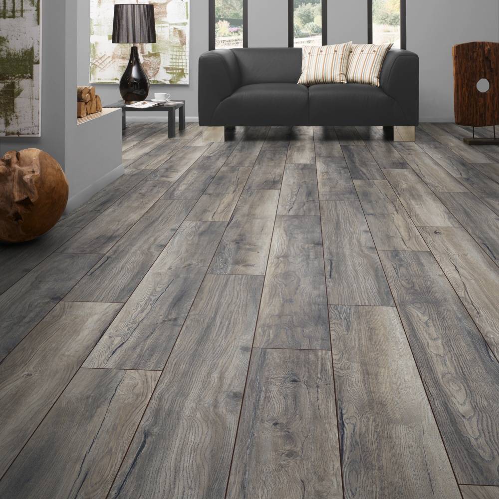 Prestige Plus Laminate Flooring 12mm Arbor Grey Oak AC5 Click 3572