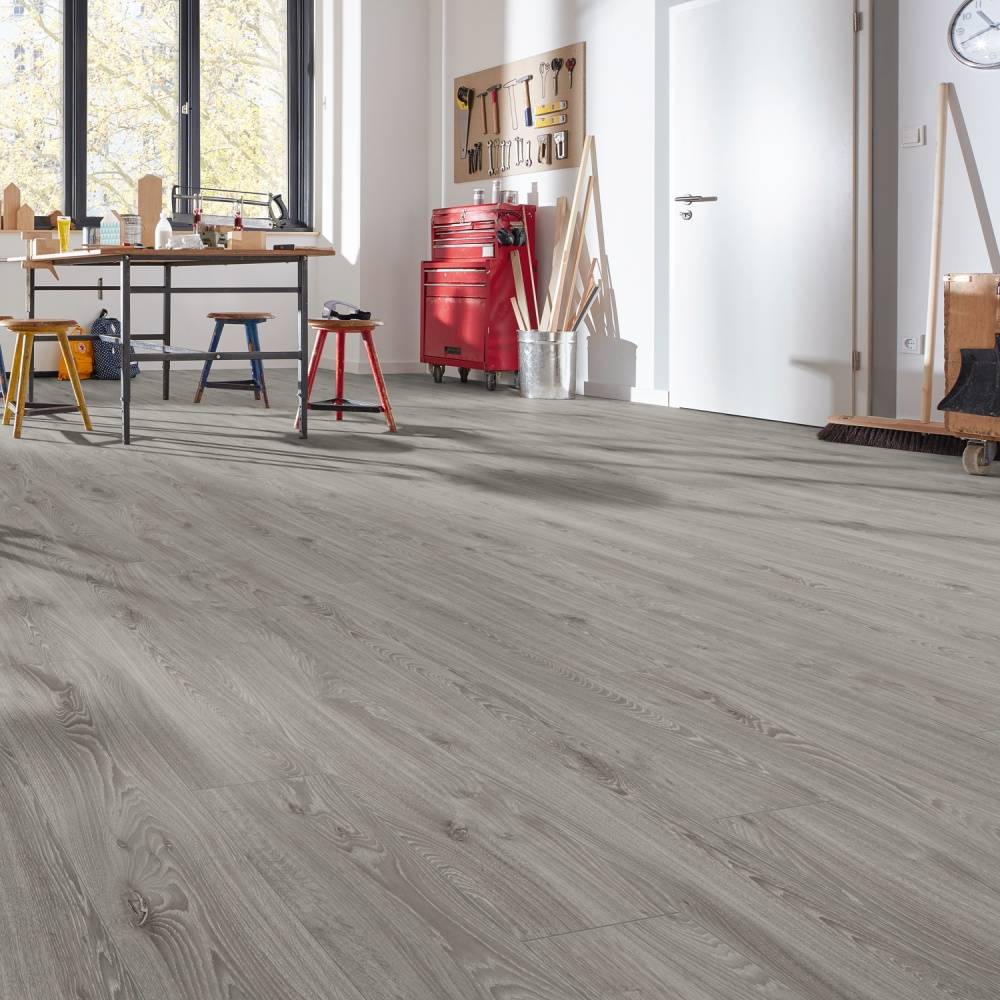 Prestige Plus Laminate Flooring 12mm Soft Oak Grey AC5  3571