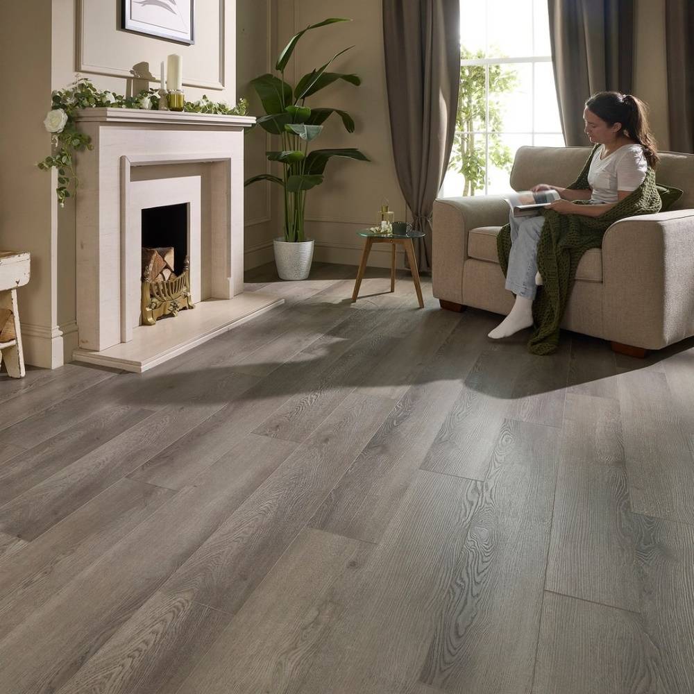 Aqua Plank Ultra Greige Click Vinyl Flooring