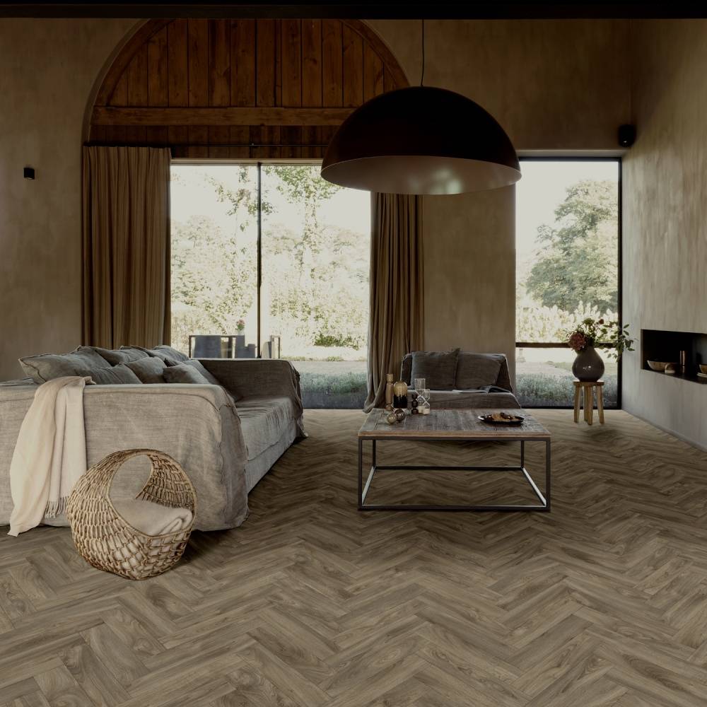 Ultrafelt Vinyl Flooring Aged Parquet Oak 