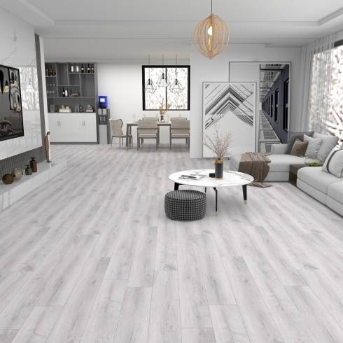 Aqua Plank Mercury Grey Click Vinyl Flooring