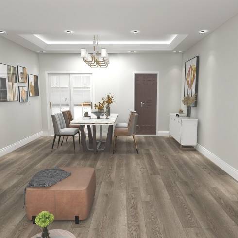 Aqua Plank Saddle Oak Click Vinyl Flooring