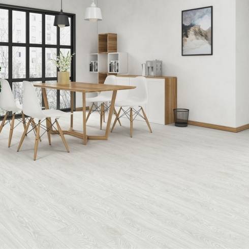Aqua Plank White Antique Oak Click Vinyl 