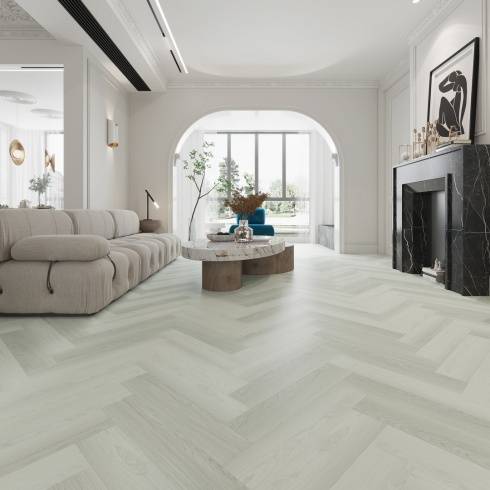 Chic Parquet LVT Dry Back Pale Oak 8008